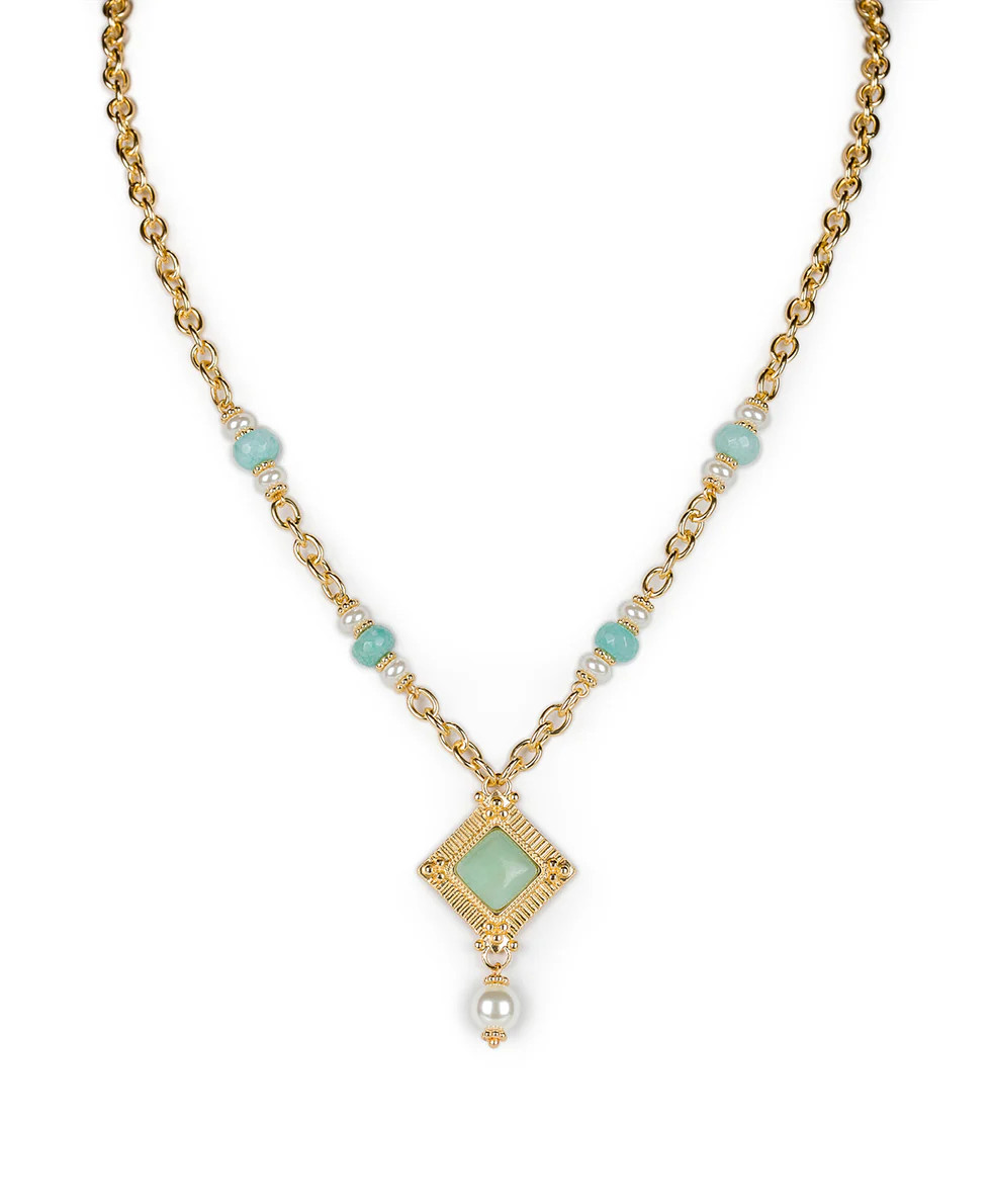 Square Pearl Pendant - Museum | Patricia Nash Designs