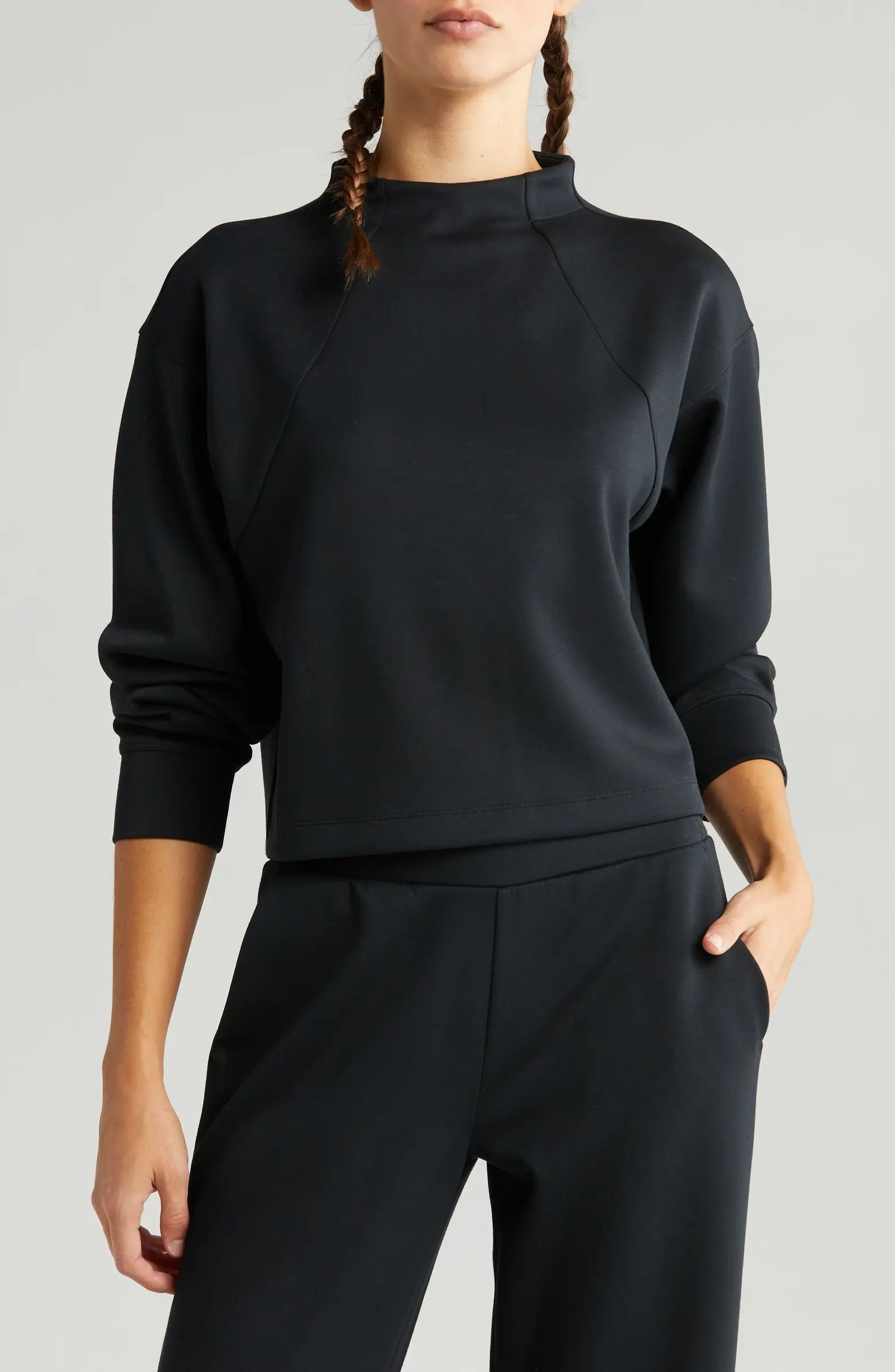 Zella Luxe Scuba Sweatshirt | Nordstrom | Nordstrom