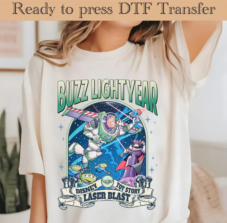 Buzz Lightyear Ready to Press, Toy Story DTF Transfers, You Got Friend in Me DTF Transfers, Buzz ... | Etsy (US)