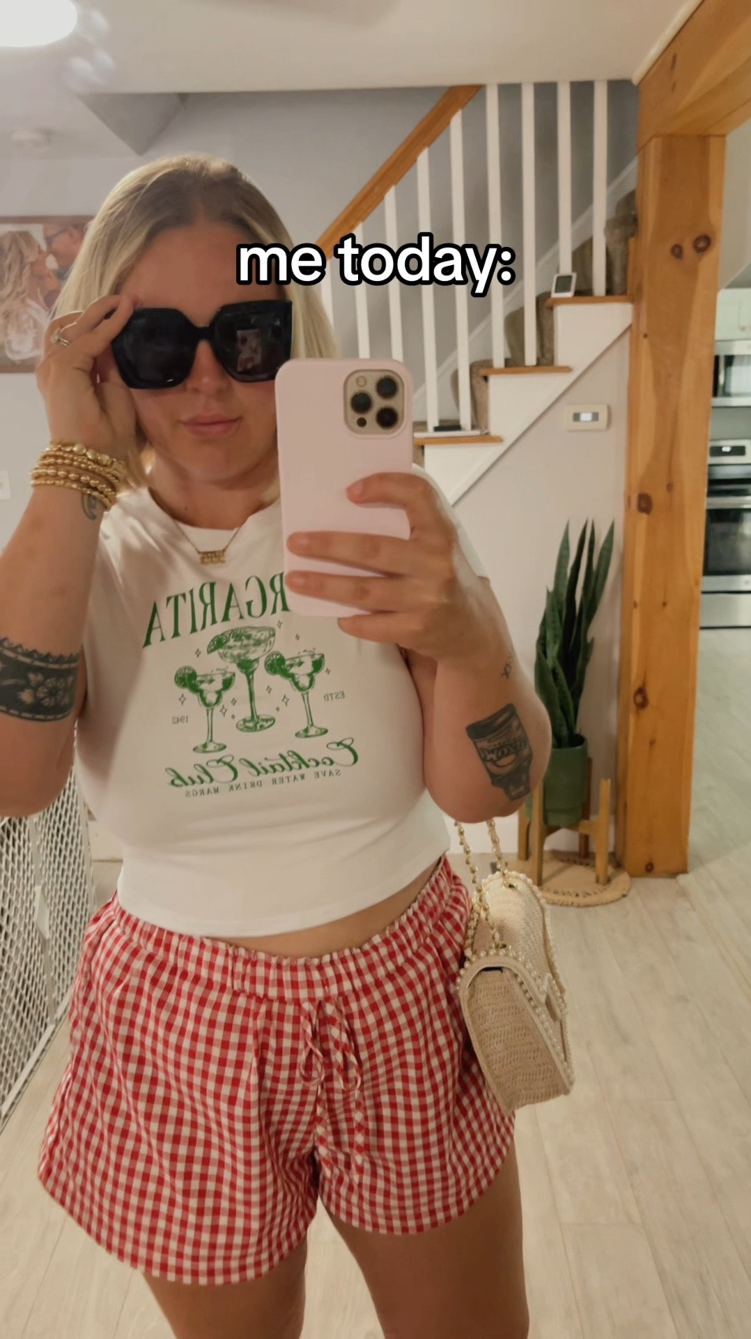 Boxer short trend! I am wearing an XL in the shirt and a 1X in the shorts