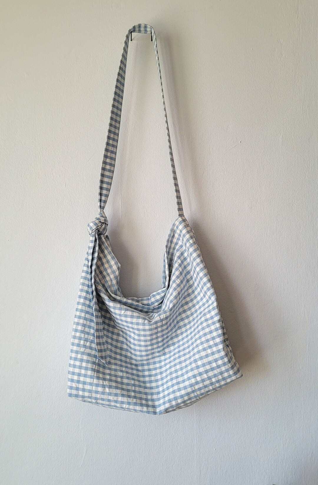 Cottagecore Gingham Tote Bag, Unique Handmade Gifts for Her, Shoulder Bag, Everyday Purse, Upcycl... | Etsy (US)