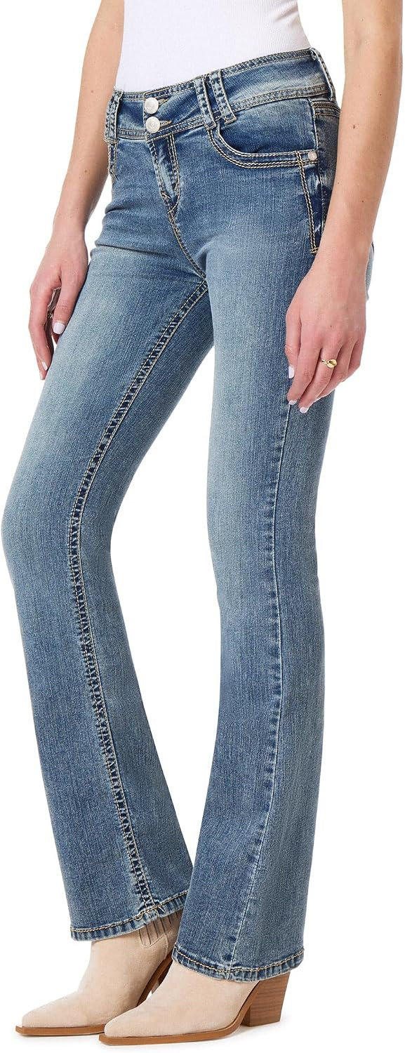 WallFlower Luscious Curvy Bootcut Jeans for Women, Sizes 0-24 | Amazon (US)