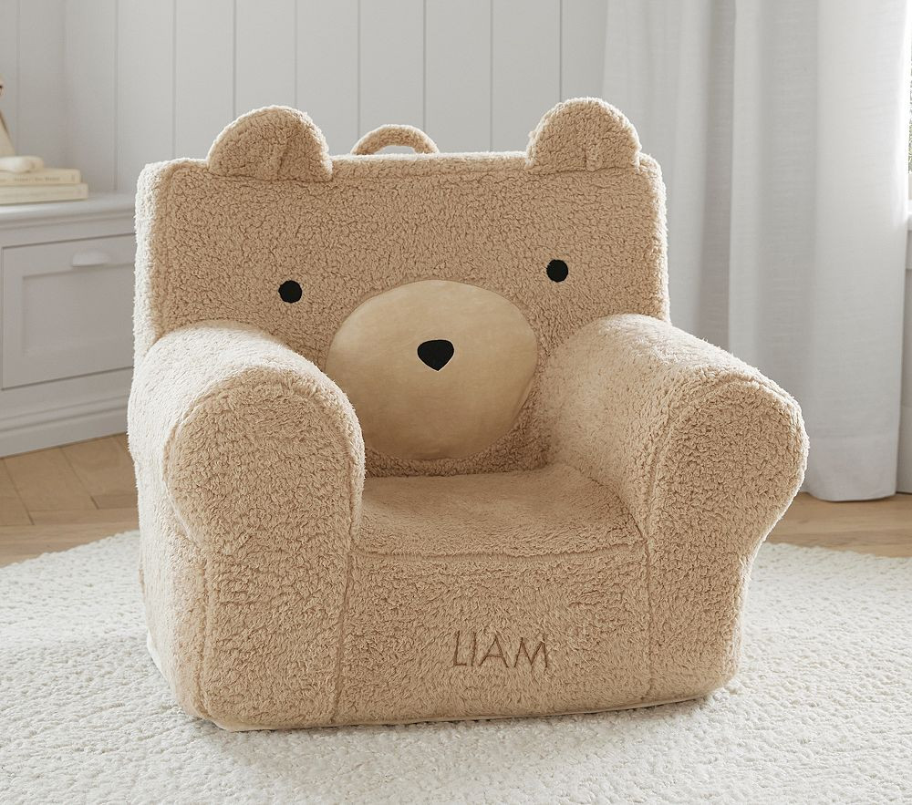 St. Jude Anywhere Chair®, Oatmeal Sherpa Bear | Pottery Barn Kids