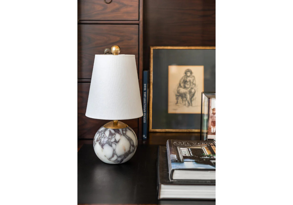 PENNY LAMP | Calacatta Viola | Alice Lane Home Collection