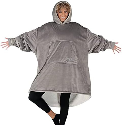 THE COMFY Original | Oversized Microfiber & Sherpa Wearable Blanket, Seen On Shark Tank, One Size... | Amazon (US)