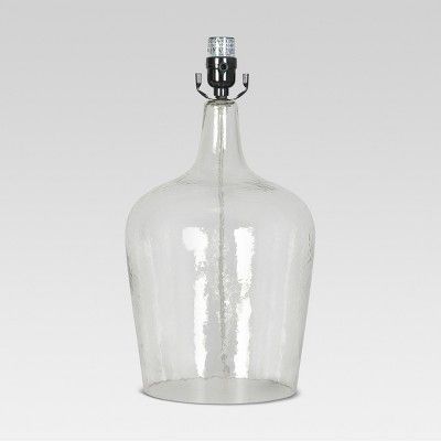 Artisan Glass Jug Large Lamp Base Clear Lamp Only - Threshold™ | Target