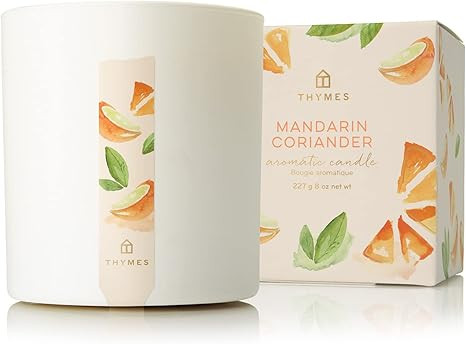 Thymes Candle - 8 Oz - Mandarin Coriander | Amazon (US)