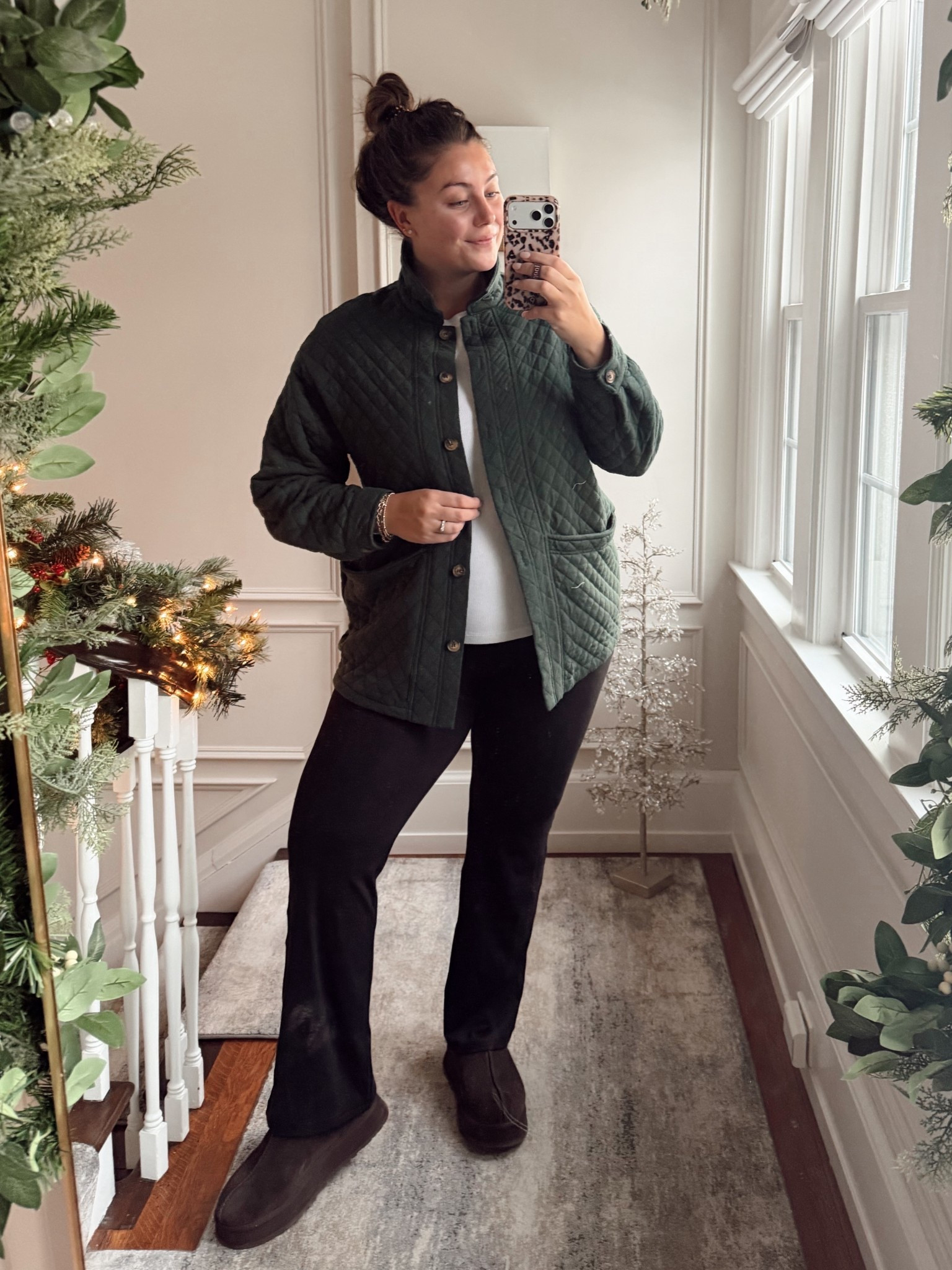 This jacket is on sale! Wearing size XL. 

#LTKMidsize #LTKSaleAlert #LTKootd