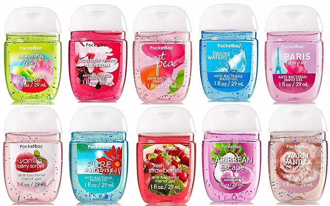 Bath & Body Works PocketBac Hand Sanitizer Classic Favorites 10pc Bundle (Scents Vary) | Amazon (US)