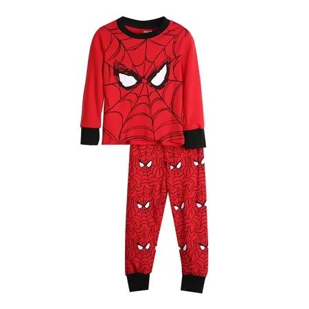 Wassery Baby Boys Spiderman Pajamas Set Long Sleeve Blouse Pants Tracksuit Red | Walmart (US)