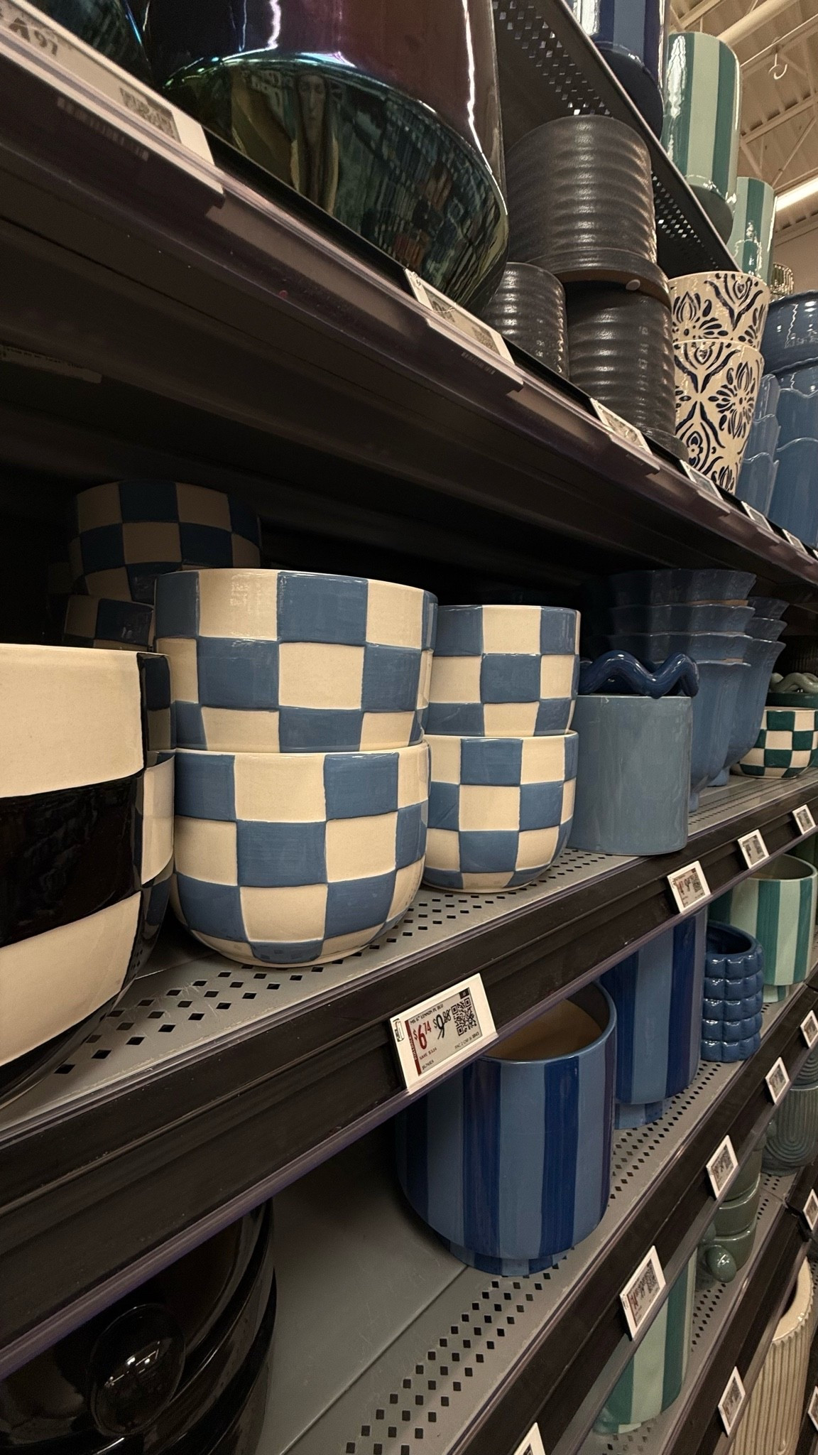 Obsessed with this little ceramic planter 💙 The blue checkered print adds the perfect playful touch to any room — bedroom, kitchen, bathroom, you name it! Great for small succulents, herbs, or even just as a standalone decorative piece 🌿#ltkfindsunder10 #walmarthome #walmartfinds #ceramicplanter #checkered #homedecor #indoorplanter #shelfstyle #plantmom #homeaesthetic #decorinspo

#LTKHome