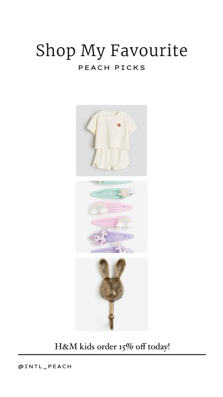 H&M Kids new arrivals - 15% off for members! 

#LTKSpringSale #LTKsalealert #LTKkids