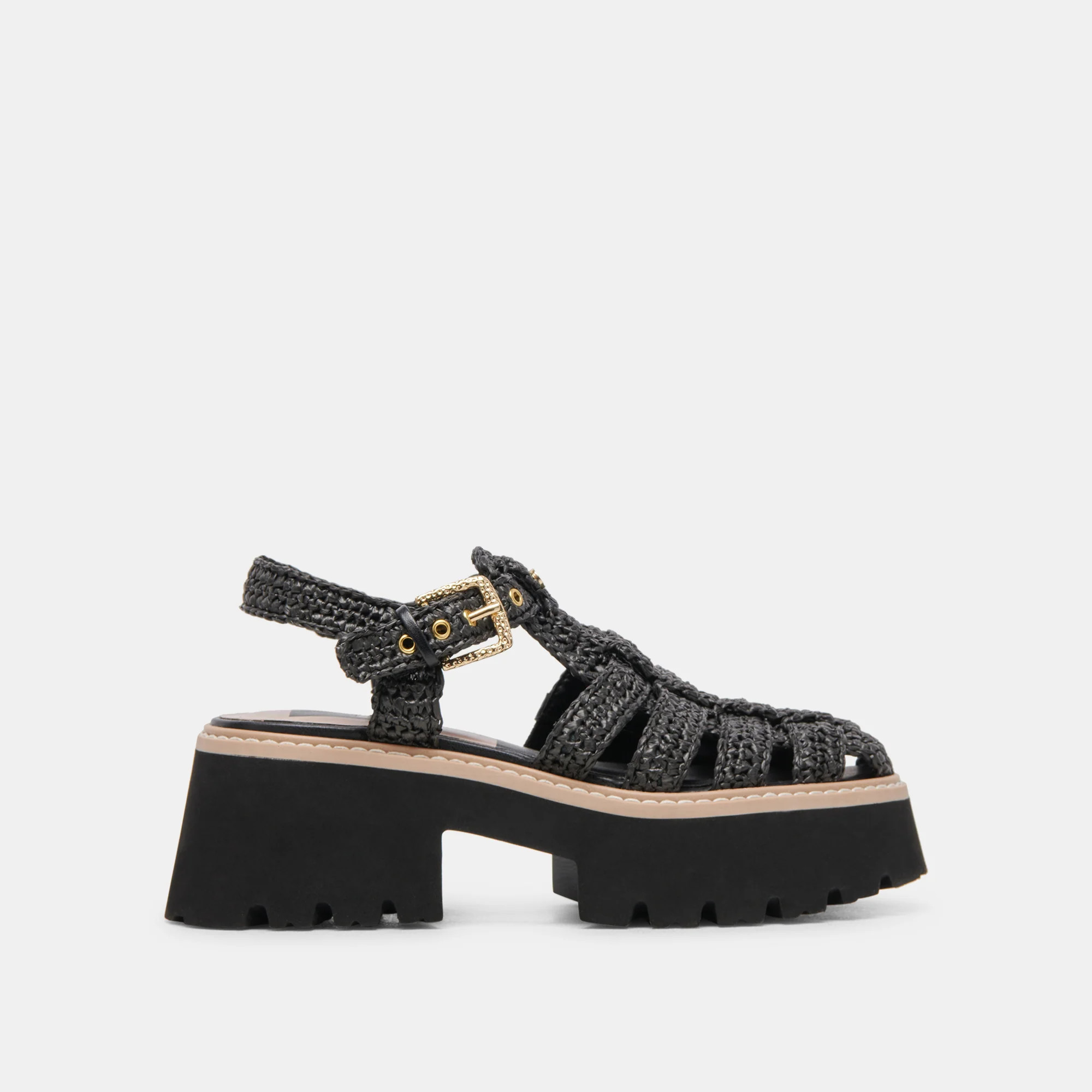 LASLY SANDALS ONYX KNIT | DolceVita.com