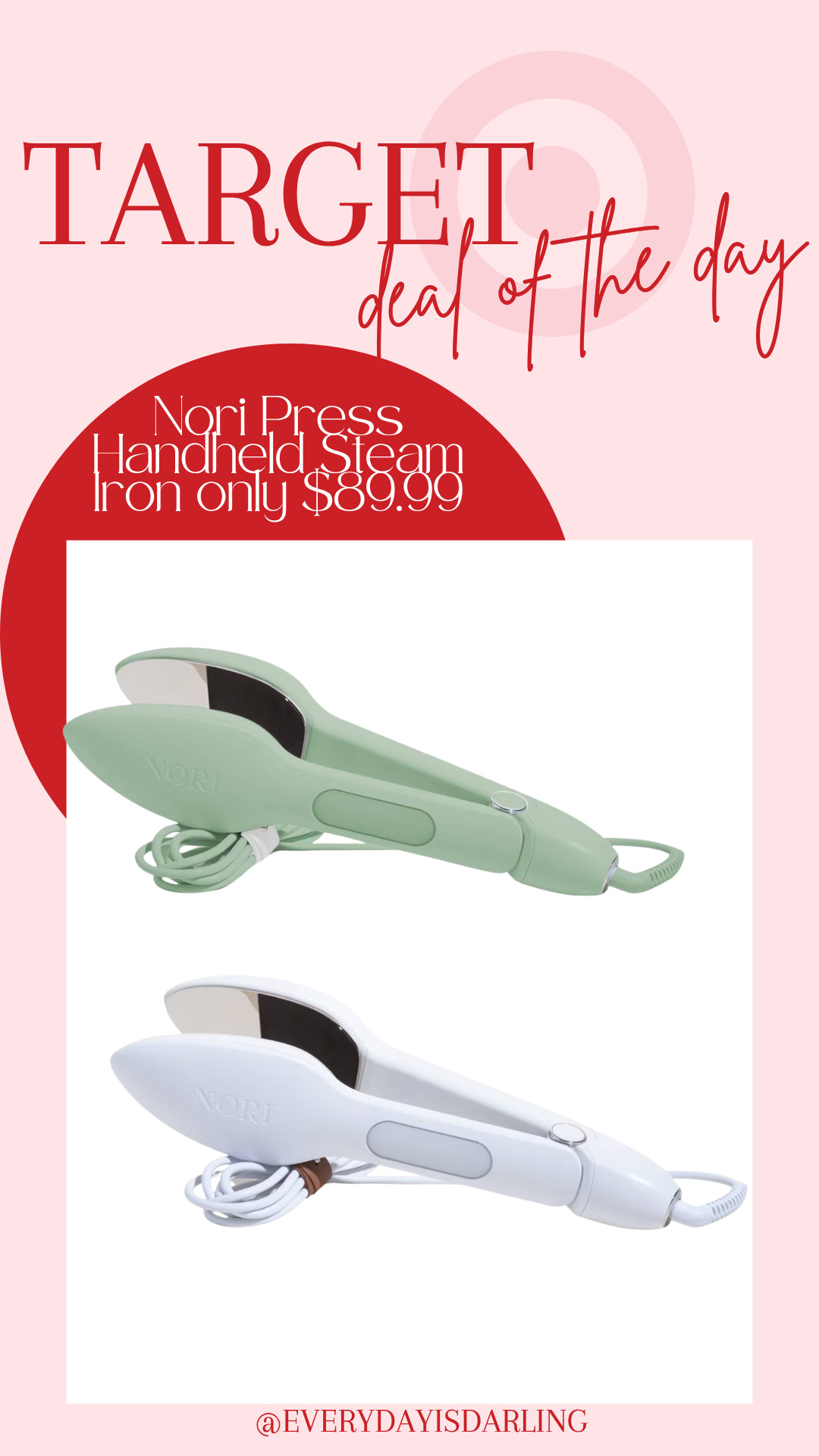 These handheld steam irons are 25% off today!  

 #LTKGiftGuide #LTKHome #LTKSaleAlert