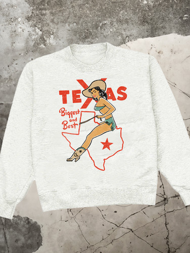 Texas Ruby Crewneck Sweatshirt | Slater Vintage