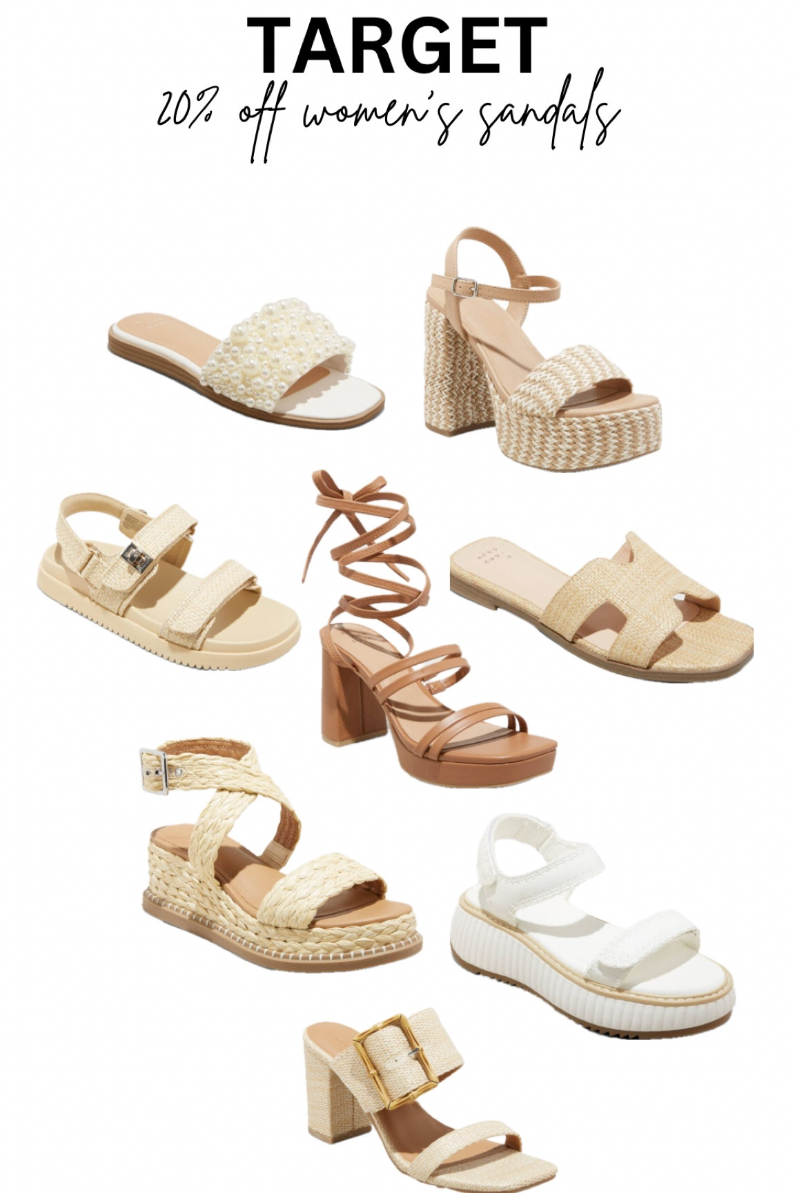 Target 20% off Women’s Sandals (03/08-03/09)

#LTKSpringSale #LTKshoecrush #LTKfamily