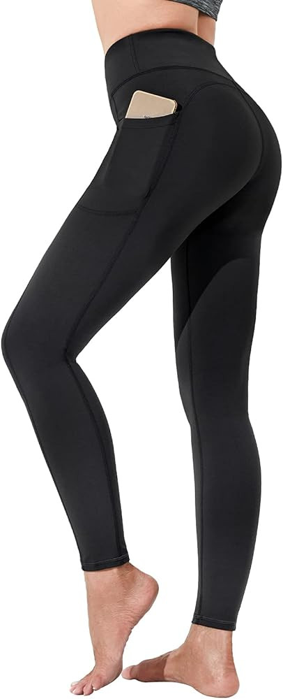 Polygon Yoga Pants for Women, High Waisted Leggings with Pockets, Tummy Control Non See Through W... | Amazon (CA)