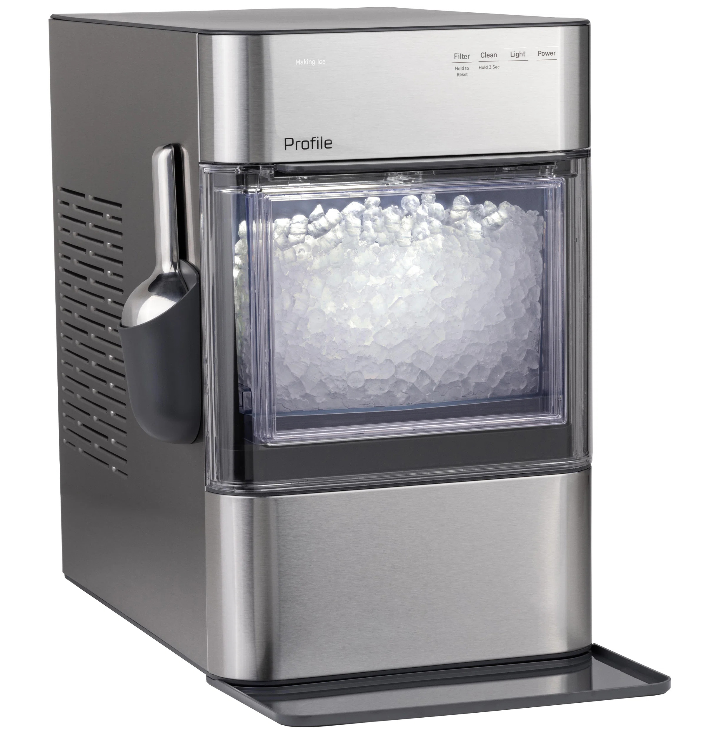 GE Profile Opal 2.0 Ultra Nugget Ice Maker with Scale Inhibiting Filter XPIO23SWSS XPIO23SWSS | Wayfair North America