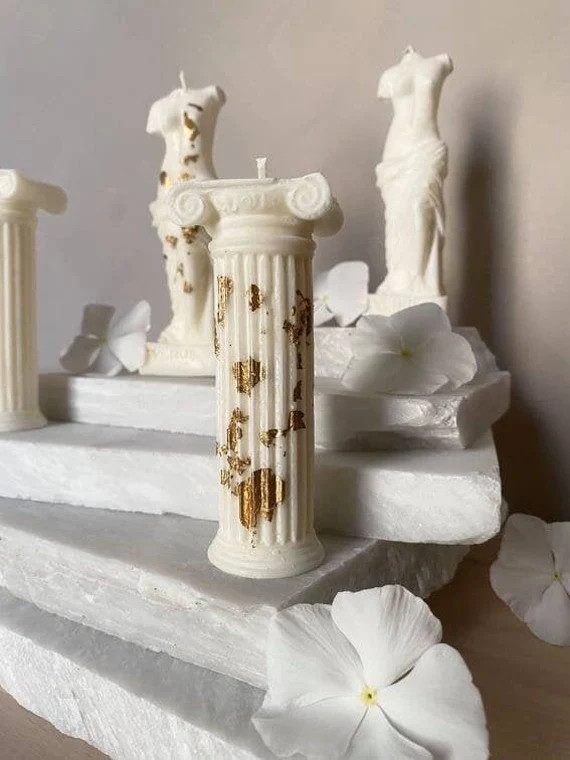 Candle Set/ Greek Column/ Venus Candle/ Greek Statue/greek | Etsy | Etsy (US)