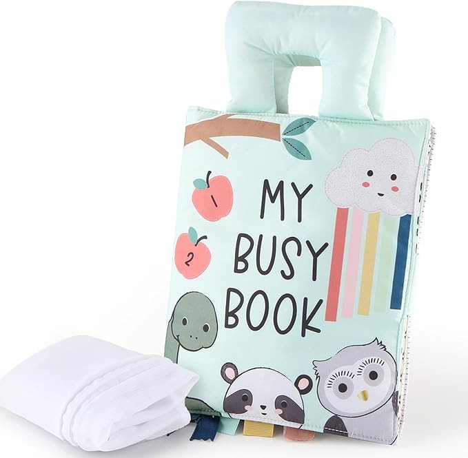 The Peanutshell Busy Book – Interactive Book Toys for Infants & Toddlers 1-2-3-4, Educational G... | Amazon (US)