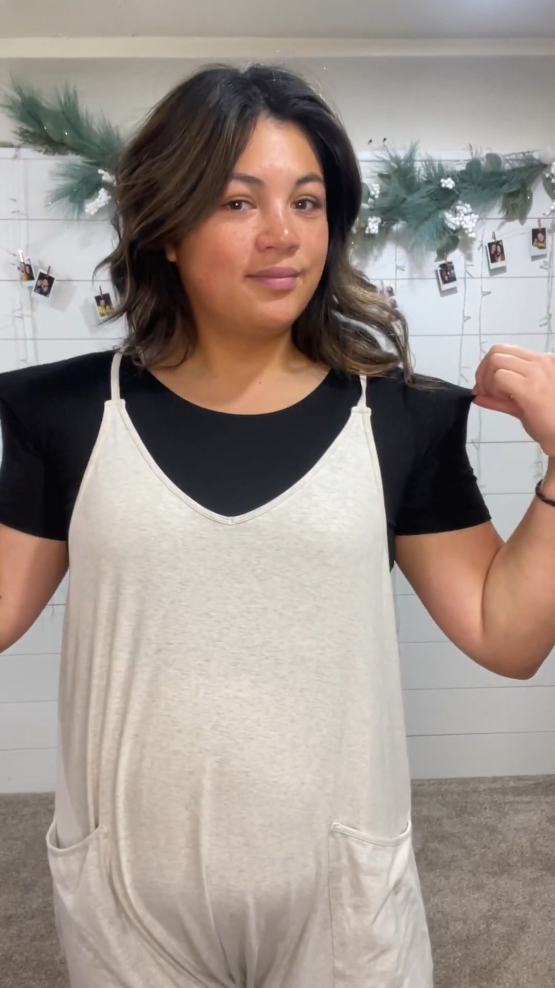 Half tee plus jumper for my favorite go to outfit 🤍

#LTKFindsUnder50 #LTKSaleAlert #LTKMidsize