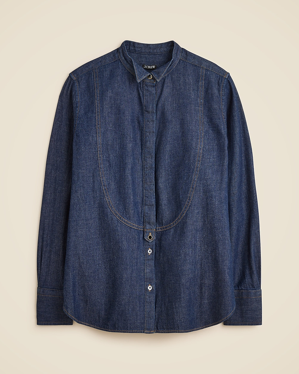 Jules tuxedo shirt in denim | J. Crew US