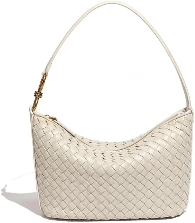 Woven Bag, Premium Leather with Adjustable Straps, Spacious & Organized. Versatile Crossbody, Sho... | Amazon (US)