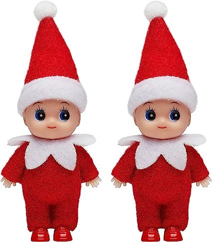 JOYIN 2 Pcs Christmas Elf Plush Doll Santa’s Little Helper Stuffed Soft Plush Toy Doll for Chri... | Amazon (US)