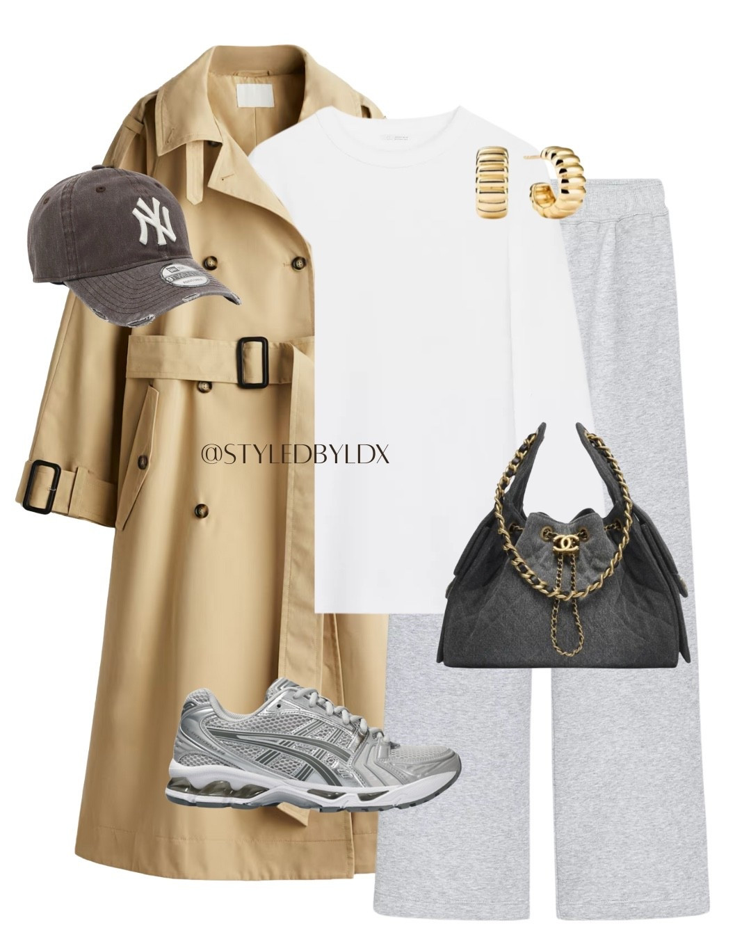 Everyday outfit - trench coat - grey joggers - asics 

#LTKstyletip #LTKautumn #LTKwinter