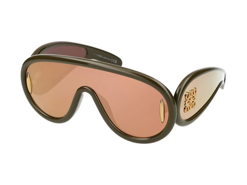 Loewe LW40108I Shield-Frame Design Sunglasses — Brown | Italist Inc.