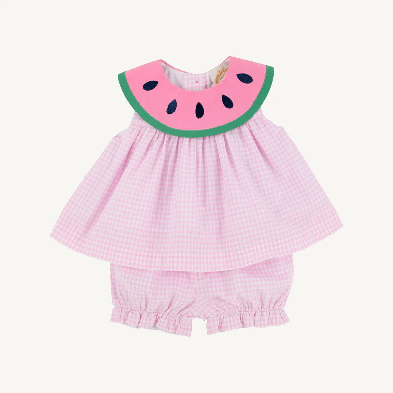 Color
      
      Greenbrier Gingham Watermelon | The Beaufort Bonnet Company