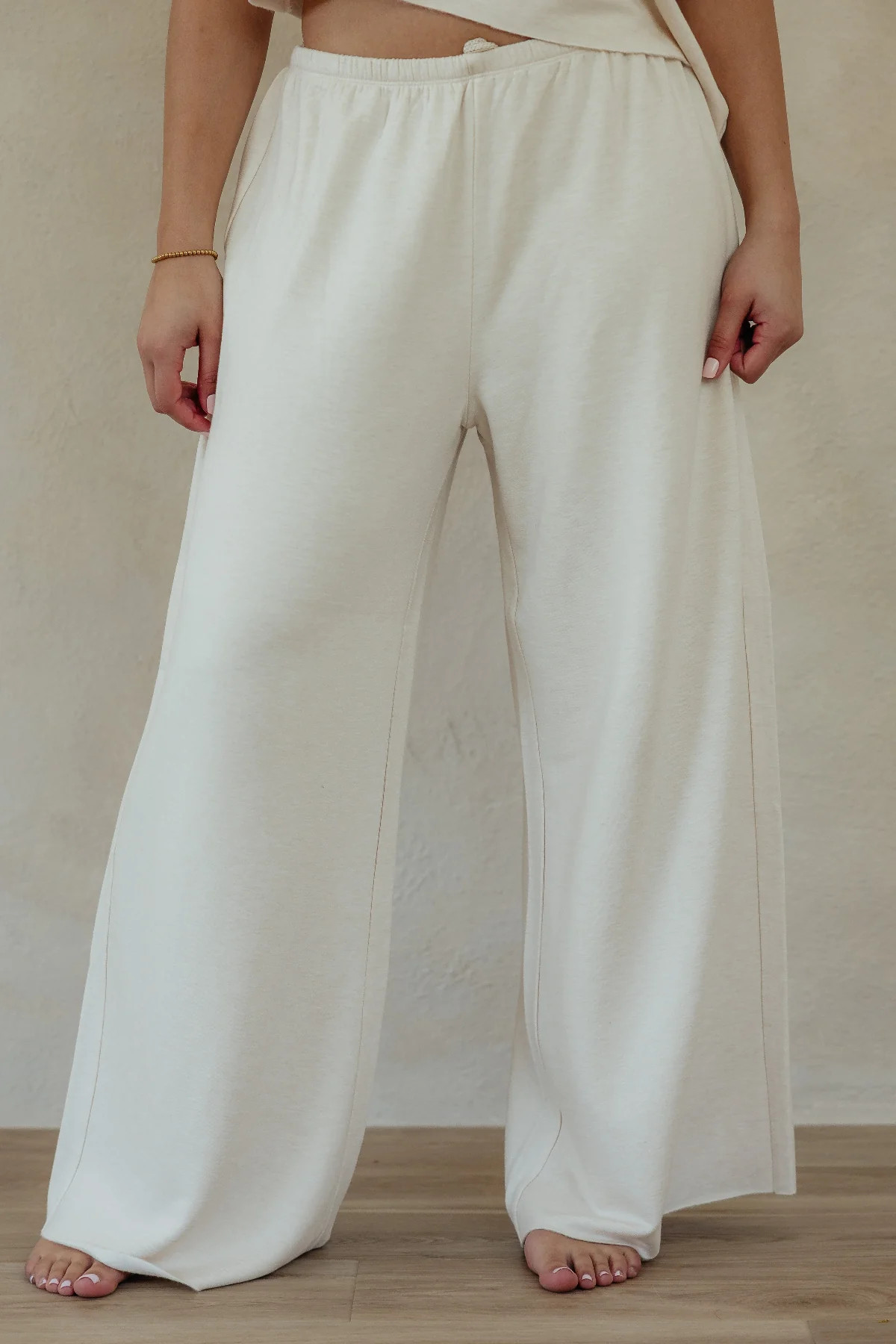 Weekend Fleece Oversized Wide Leg Pant | PTULA