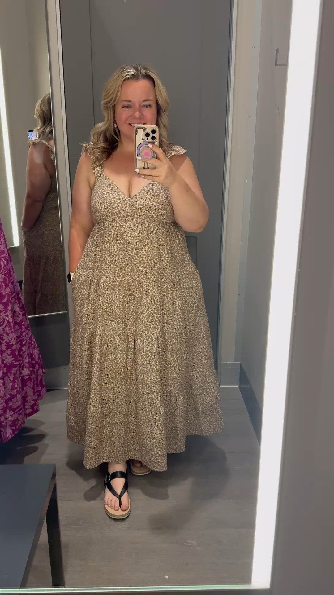 I’m wearing a size large with these stats:
5’3, 220lbs 
36DDD
32” waist 
49” hips 

#midsizestyle #midsizefashion #curvyfashion #curvyoutfit #curvystyle #over40style #womenover40 #millennialstyle #everydaystyle #casualchic #summerstyle #summeroutfits #ootd #styleinspo #ltkfashion #ltkcreator #fashionfinds #wearwhatyoulove #confidenceinstyle #viralstyle

#LTKMidsize #LTKPetite #LTKPlusSize