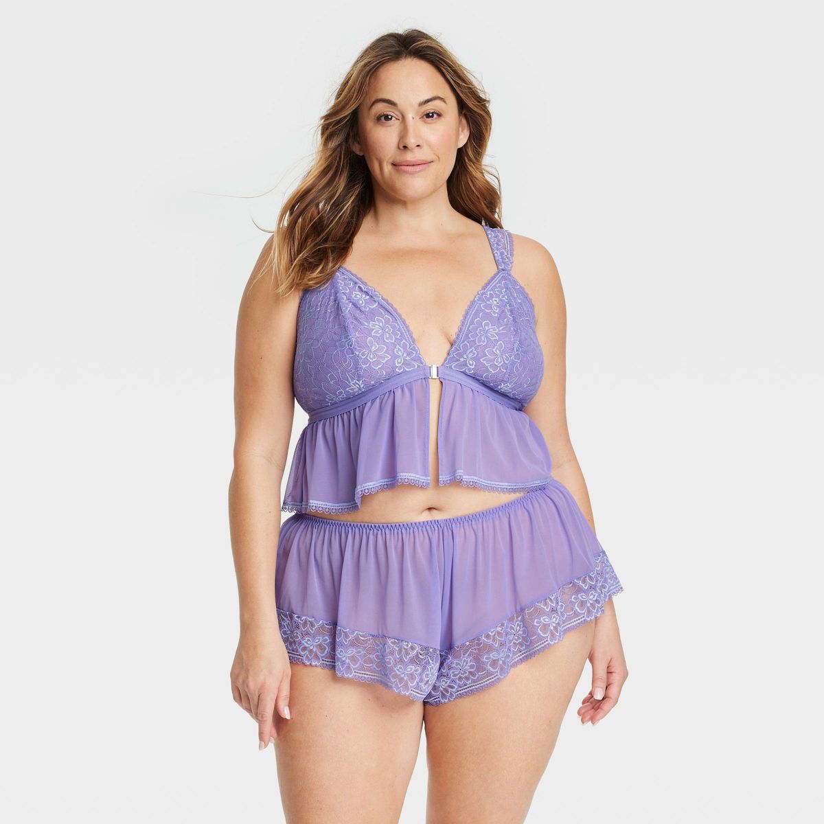 Women's Lingerie Cami and Shorts Set - Auden™ Purple | Target