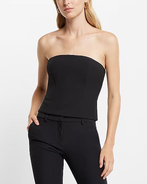 Strapless Structured Tube Top | Express