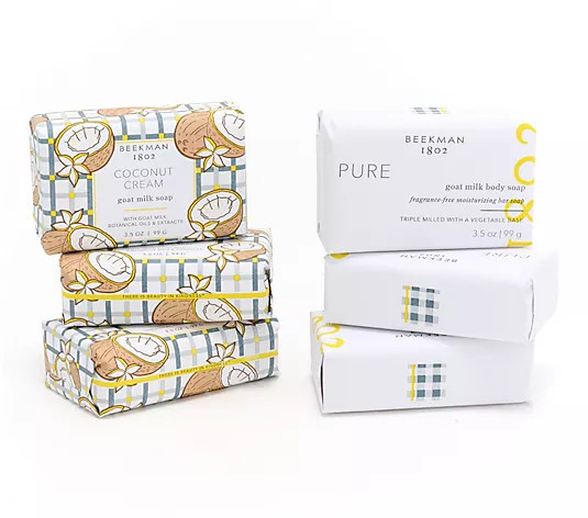 Make Your Selection: Beekman 1802 6pc Goat Milk Bar Soap Collection | QVC