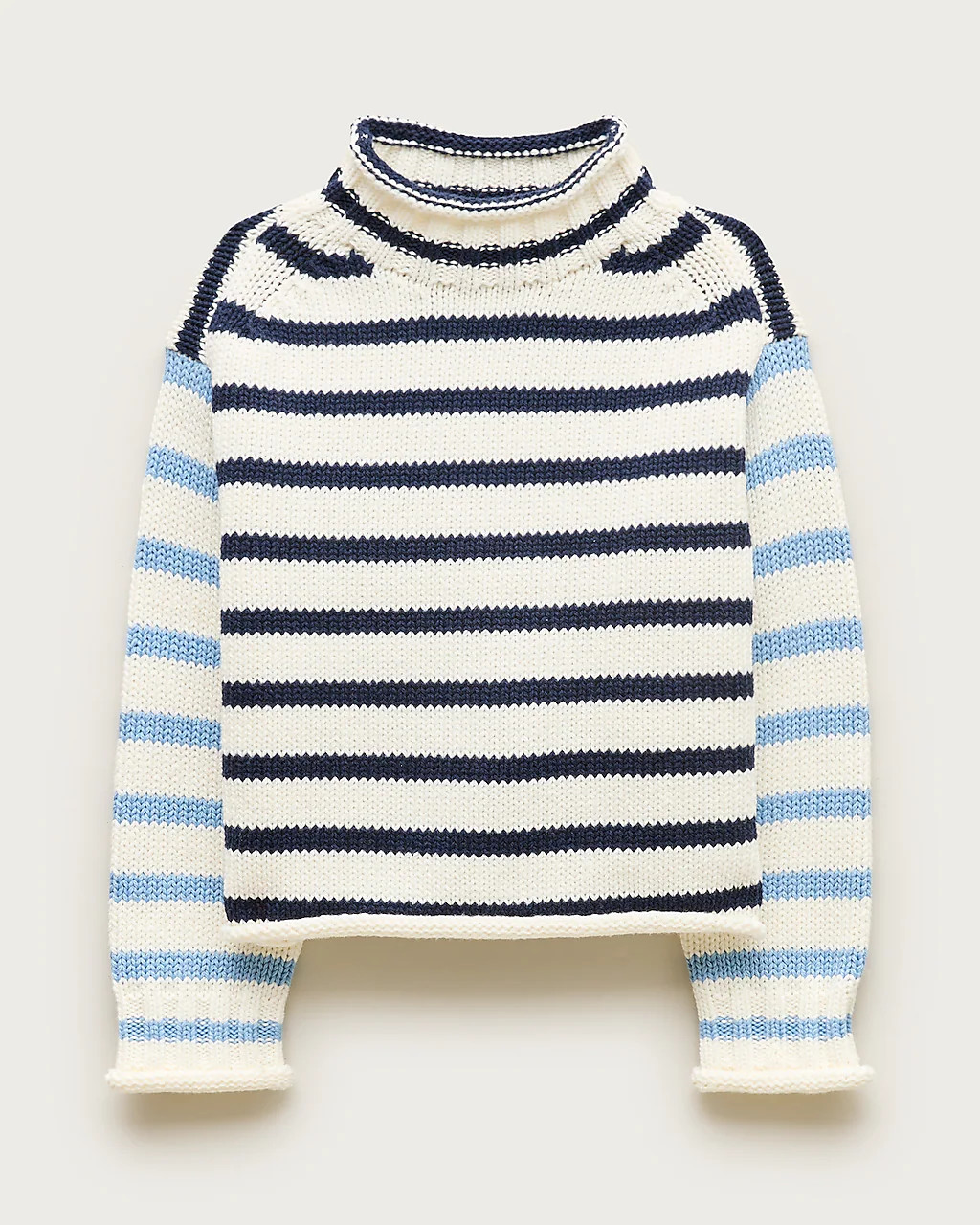 Kids' 2025 Rollneck™ sweater in stripe | J. Crew US