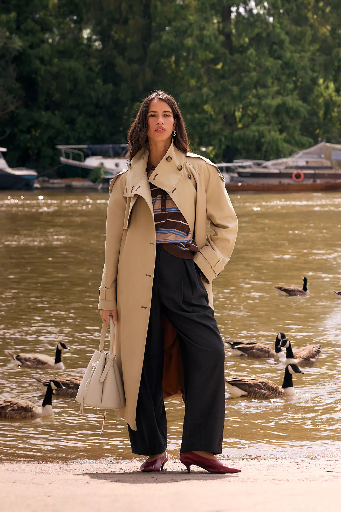 By Anthropologie Lottie Maxi Trench Coat | Anthropologie (UK)