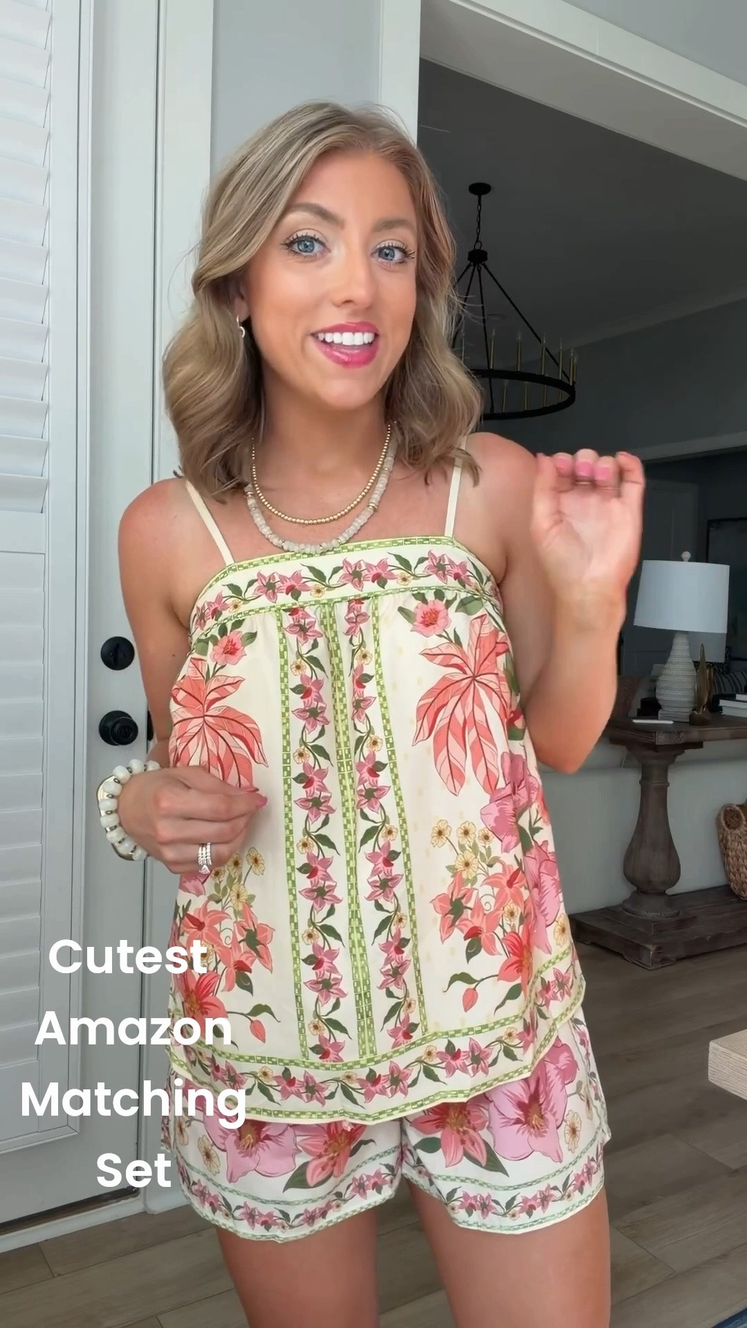 This floral matching set is giving effortless summer vacation vibes! 🌸☀️ The breezy cami and coordinating shorts are lightweight, flattering, and perfect for everything from beach trips to brunch, vacation dinners, or weekend errands. I paired it with woven sandals and layered jewelry for an easy, put-together look that takes seconds to style.

If you’re looking for cute Amazon fashion, matching sets, summer outfits, vacation outfits, resort wear, or lightweight two-piece sets, this one is a must-have! It runs true to size and is one you’ll reach for all season long.

#AmazonFashion #AmazonFinds #MatchingSet #SummerStyle #VacationOutfit #ResortWear #BeachVacation #SummerFashion #OOTD #AmazonStyle #FashionFinds #CasualChic

#LTKootd #LTKPetite