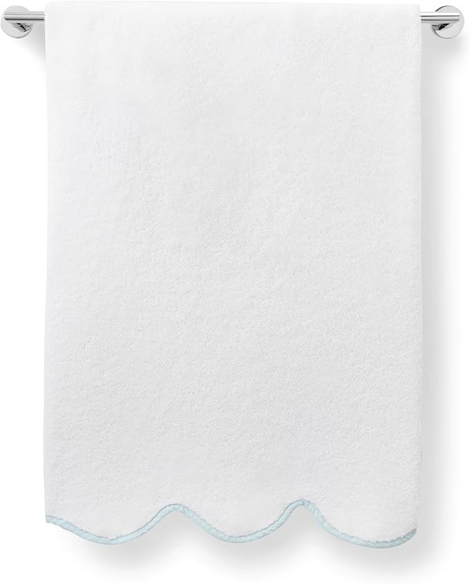 Kassatex Chairish Towels (White/Powder Blue) | Amazon (US)