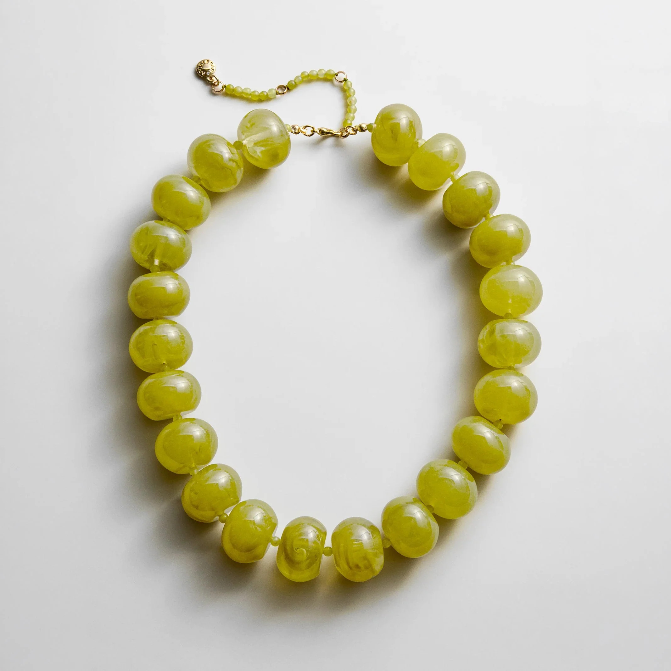 Joan Semi-Precious Necklace - Olive | BaubleBar