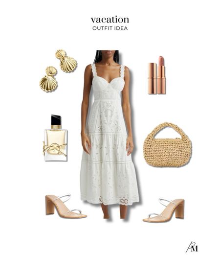 Vacation outfit idea. I love this Farm Rio midi dress and Baublebar seashell earrings. 

#LTKStyleTip #LTKSeasonal #LTKBeauty