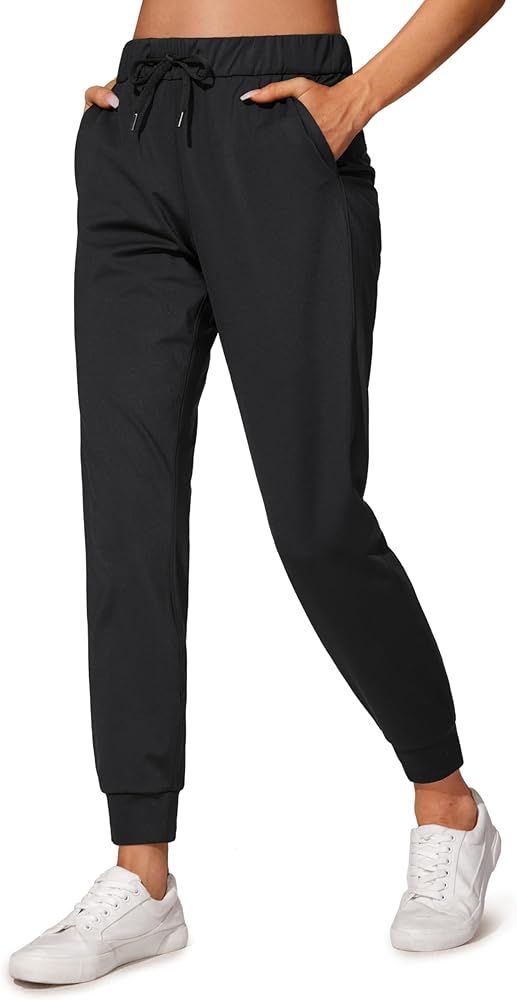 CRZ YOGA 4-Way Stretch Workout Joggers for Women 28" - Casual Travel Pants Lounge Athletic Jogger... | Amazon (US)