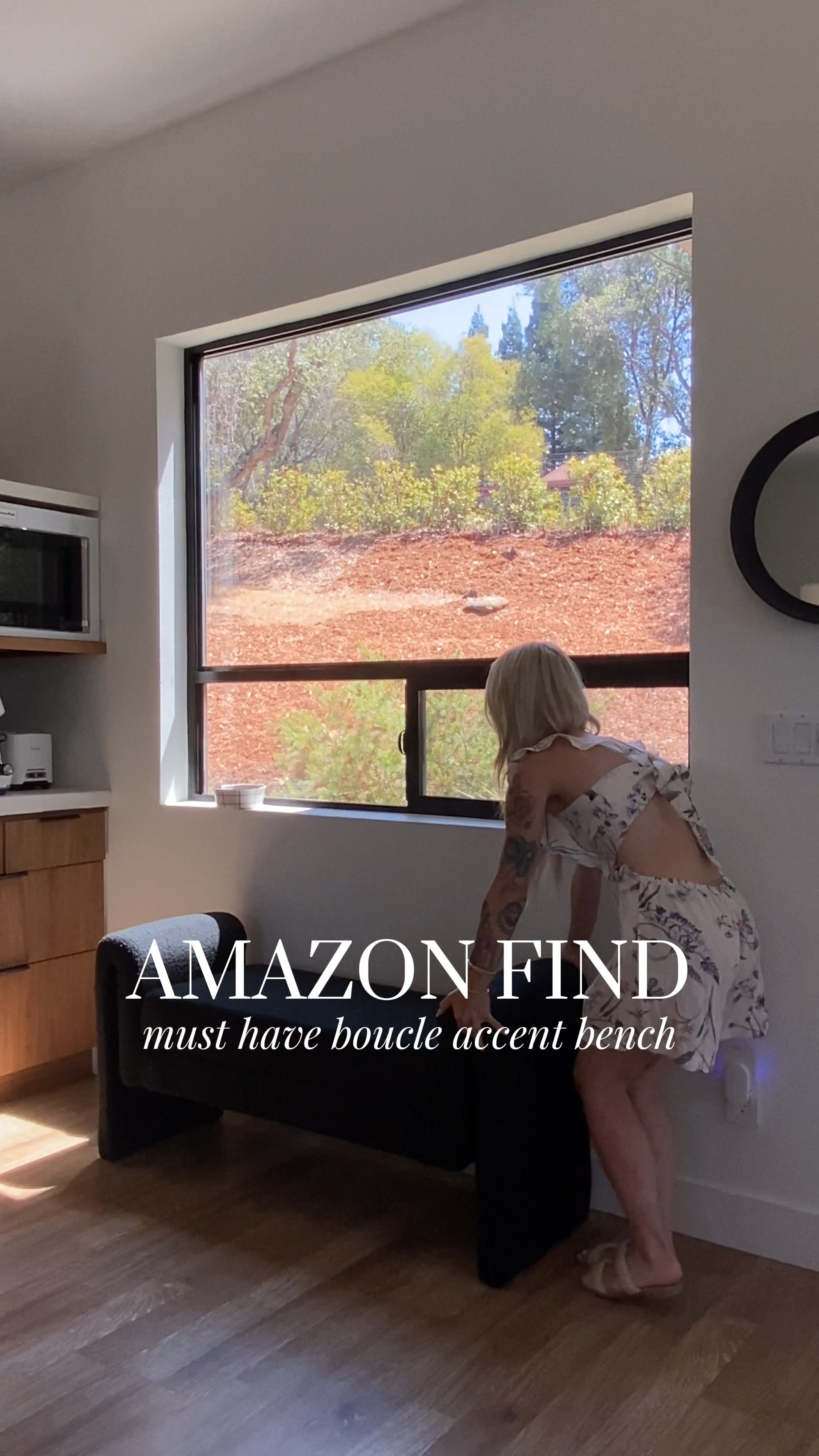 Modern Boucle Bench. Budget friendly finds. For any and all styles and budgets. Home deals, home interiors, organic modern style, modern contemporary, california coastal home decor, neutrals and natural textures.

#LTKstyletip #LTKhome #LTKFind