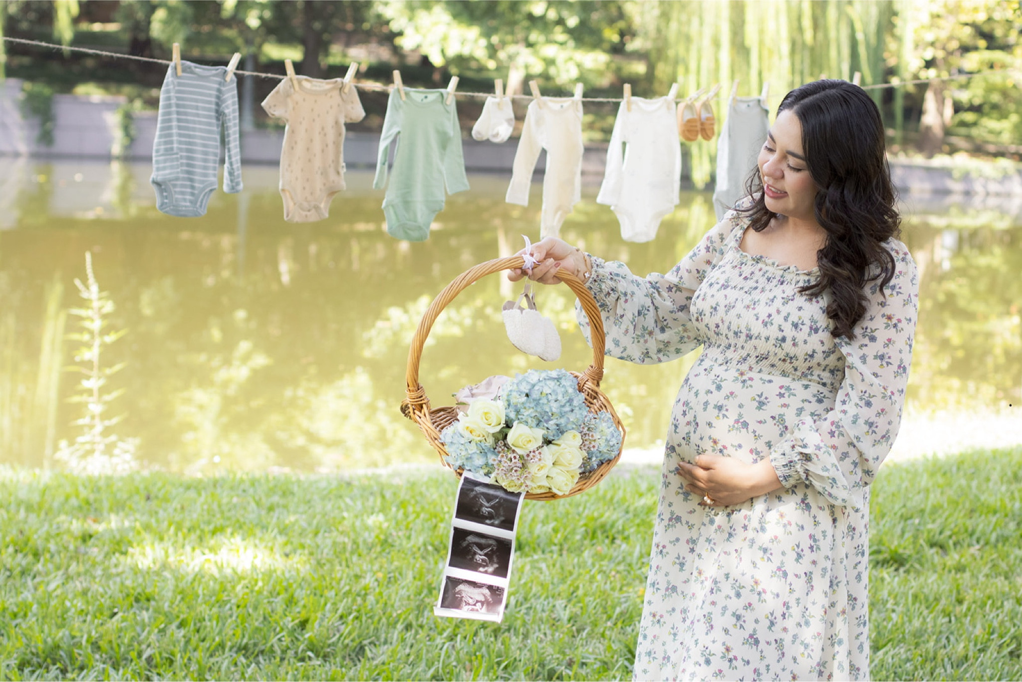 Maternity photo shoot 🩵🩵🩵

#LTKFamily #LTKBump #LTKBaby