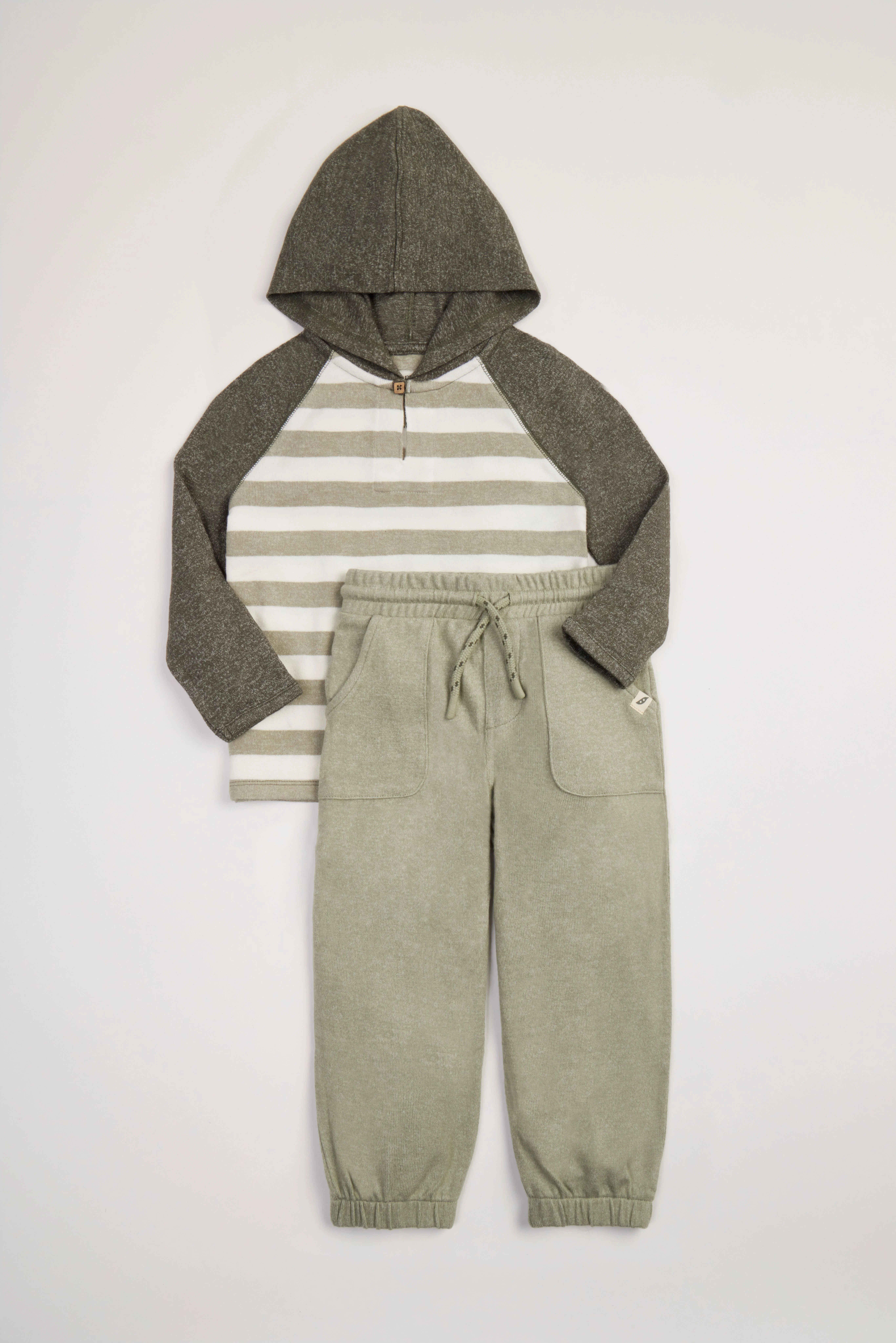 easy-peasy Toddler Boy Hacci Knit Hoodie with Raglan Sleeves, Sizes 18M-5T | Walmart (US)