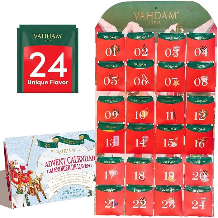 Limited Edition - Advent Calendar 2025 Tea Bags Folding Gift Set | 24 Unique Flavors - Holiday Te... | Amazon (CA)