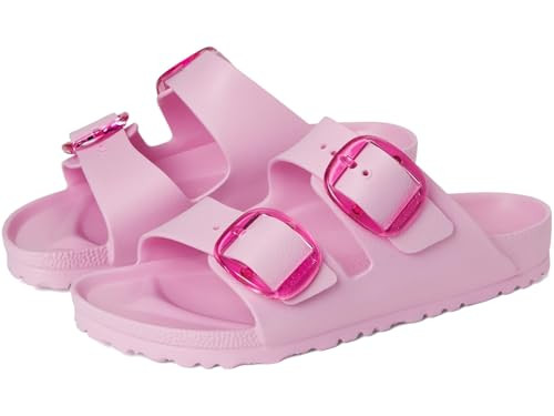 Birkenstock Women's Arizona Big Buckle EVA Essentials Sandal, Fondant Pink, 8-8.5 Narrow | Amazon (US)