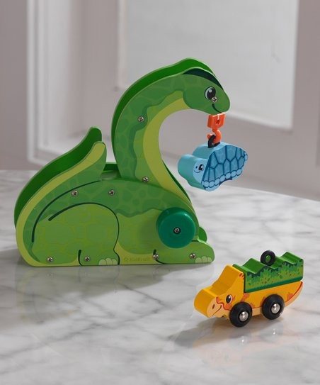 KidKraft Dino World Cretaceous Crane Toy Set | Zulily