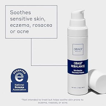 Obagi Rebalance Skin Barrier Recovery Cream – Soothing Postbiotic Moisturizer Reduces Redness w... | Amazon (US)